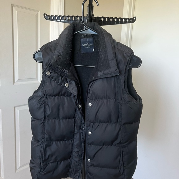 Faded Glory Black Quilted Vest - Picture 1 of 3